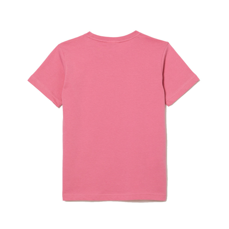 T-shirt Lacoste enfant rose uni