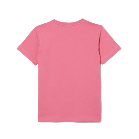 T-shirt Lacoste enfant rose uni