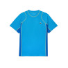 T-SHIRT HOMME LACOSTE TENNIS EN PIQUÉ INDEMAILLABLE BLEU