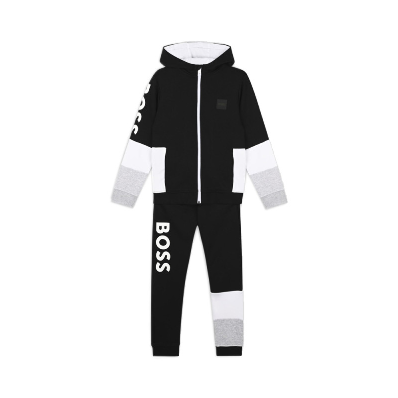 Ensemble jogging enfant BOSS noir chez DM'Sports