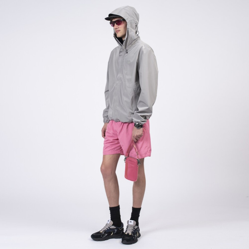 SHORT LACOSTE HOMME ROSE EN