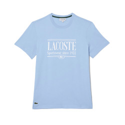 T-SHIRT HOMME LACOSTE REGULAR FIT BLEU CIEL