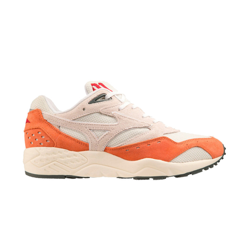 BASKETS MIZUNO CONTENDER BEIGES ET ORANGE EN DAIM