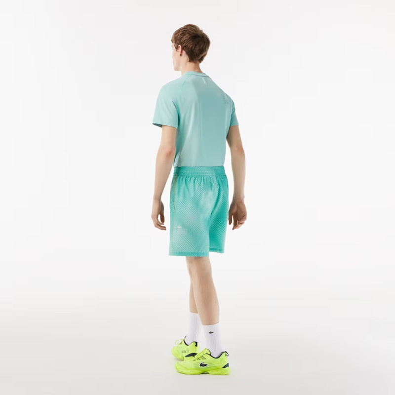 SHORT EN TAFFETAS VERT CLAIR