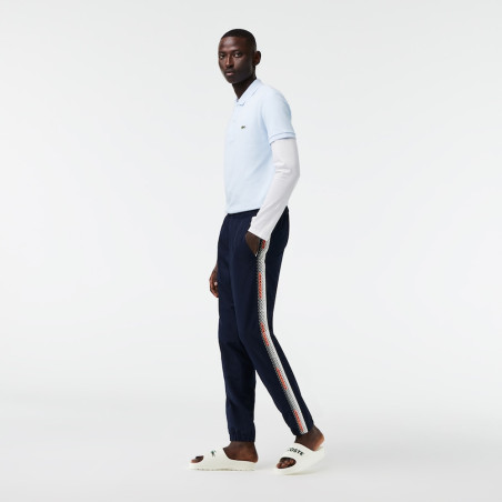 PANTALON DE SURVÊTEMENT BLEU MARINE ET BLANC