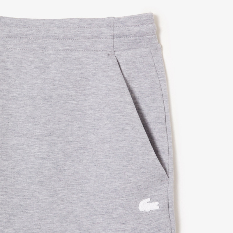 Le Short lacoste en coton mélangé stretch uni Gris est chez DM'Sports
