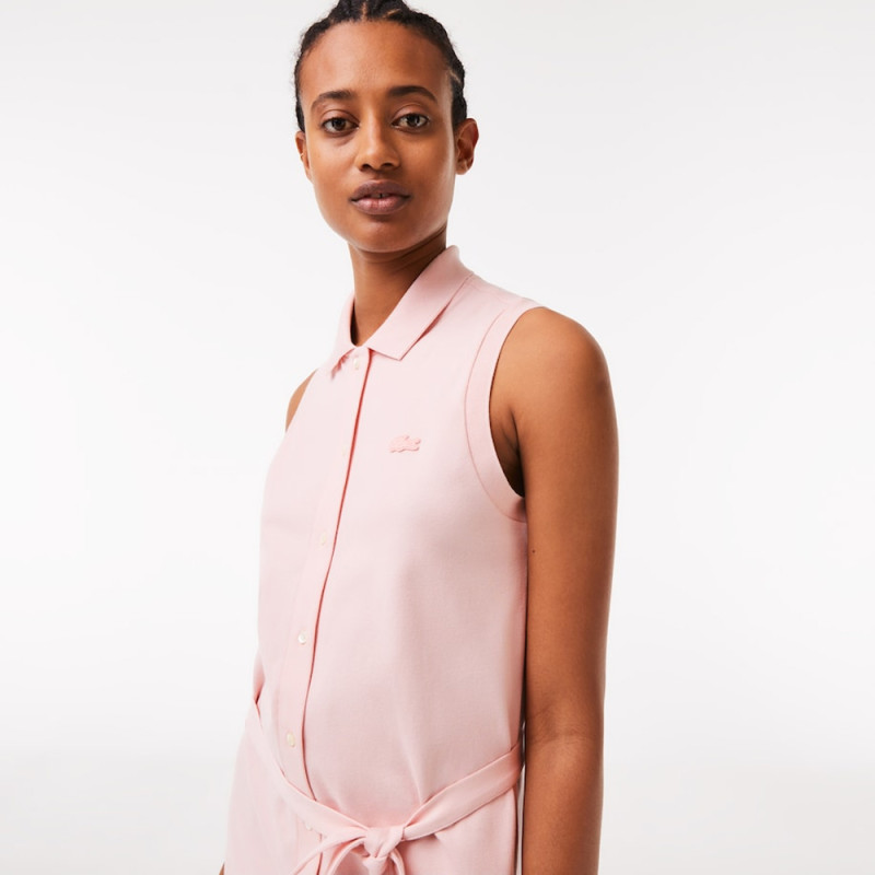 Robe polo Lacoste longue sans manches à la boutique DM'Sports