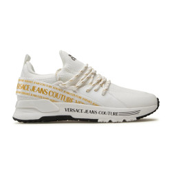 BASKETS VERSACE JEANS COUTURE FONDO DYNAMIC DIS. SA8 BLANCHES