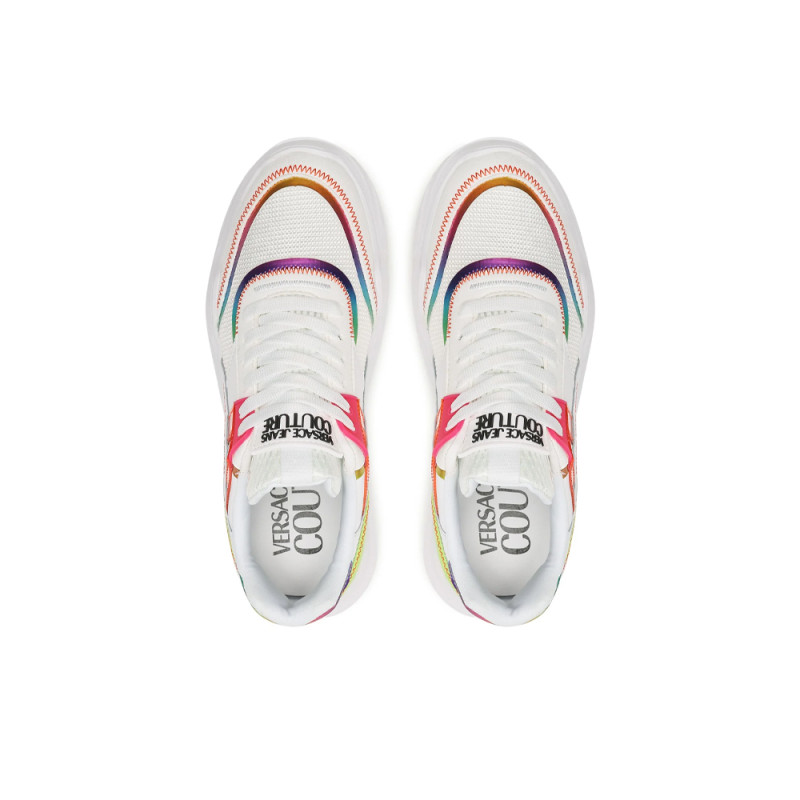 BASKETS VERSACE JEANS COUTURE  BLANCHES