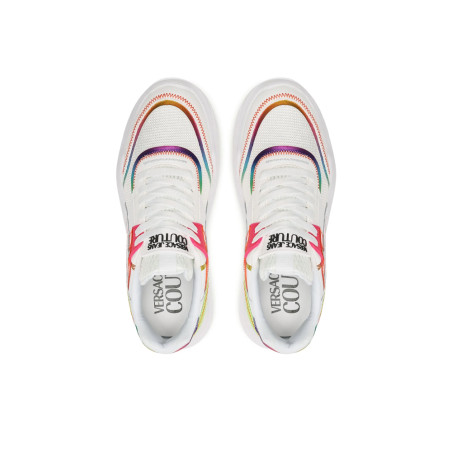 BASKETS VERSACE JEANS COUTURE  BLANCHES