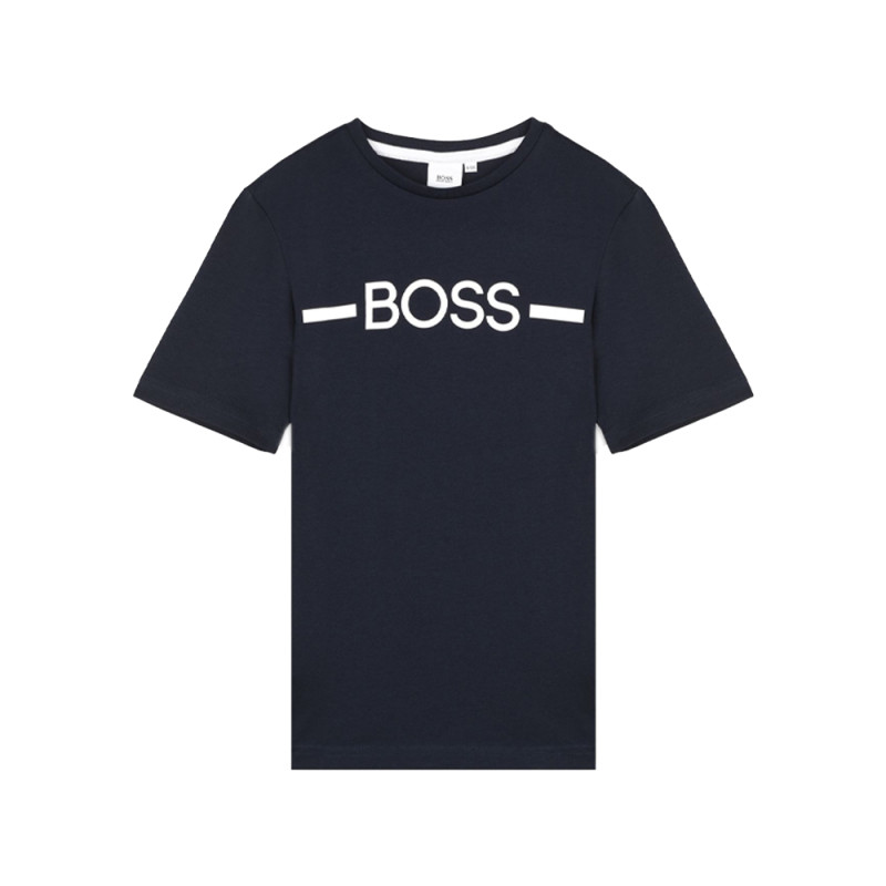 T-SHIRT BLEU MARINE BOSS ENFANT