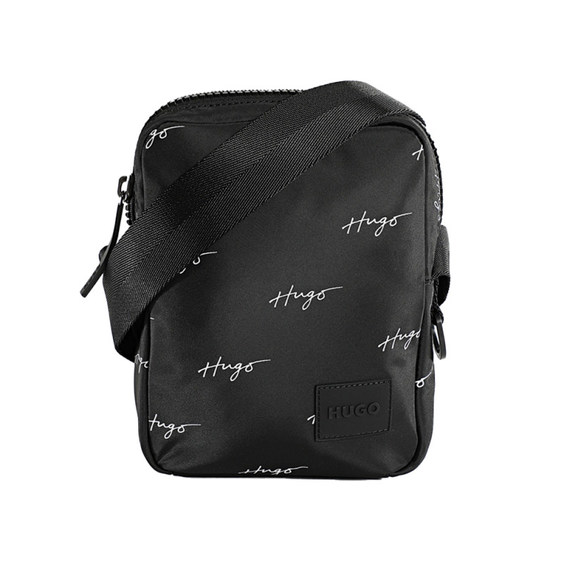 SACCOCHE NOIRE AVEC LOGO MANUSCRIT ETHON 2.0 F_NS ZIP HUGO