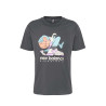 T-SHIRT À MANCHES COURTES NEW BALANCE EN JERSEY DE COTON HOOPS NOIR