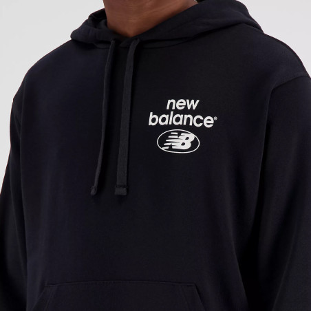 SWEAT À CAPUCHE NEW BALANCE NOIR