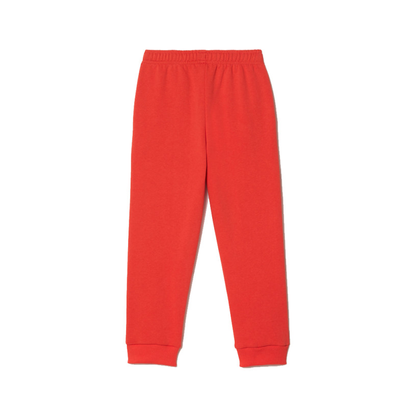 PANTALON DE SURVÊTEMENT ORANGE LACOSTE ENFANTS AVEC MARQUAGE SIGLÉ