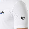 T-SHIRT SERGIO TOBIN BLANC BLEU