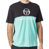 T-SHIRT SERGIO TACCHINI FRAVE NOIR ET VERT