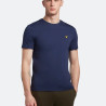 T-SHIRT LYLE SCOTT PLAIN BLEU MARINE