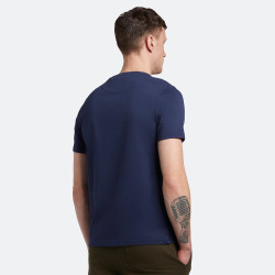 T-SHIRT LYLE & SCOTT PLAIN BLEU