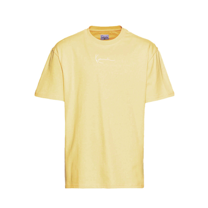 T-SHIRT KARL KANI SMALL SIGNATURE JAUNE