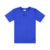T-SHIRT KARL KANI SMALL SIGNATURE PINSTRIPE TEE BLEU