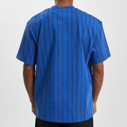 T-SHIRT KARL KANI SIGNATURE PINSTRIPE TEE BLEU