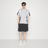 T-SHIRT REGULAR FIT GRIS TRICOLORE COLOR-BLOCK LACOSTE