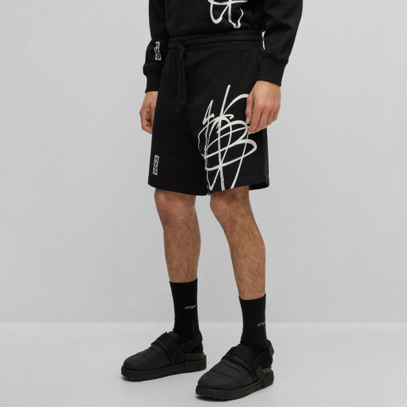 SHORT DABSAROKA 50493711 HUGO A IMPRIMÉ GRAFFITI