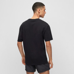 T-SHIRT NOIR HUGO EN COTON BIOLOGIQUE