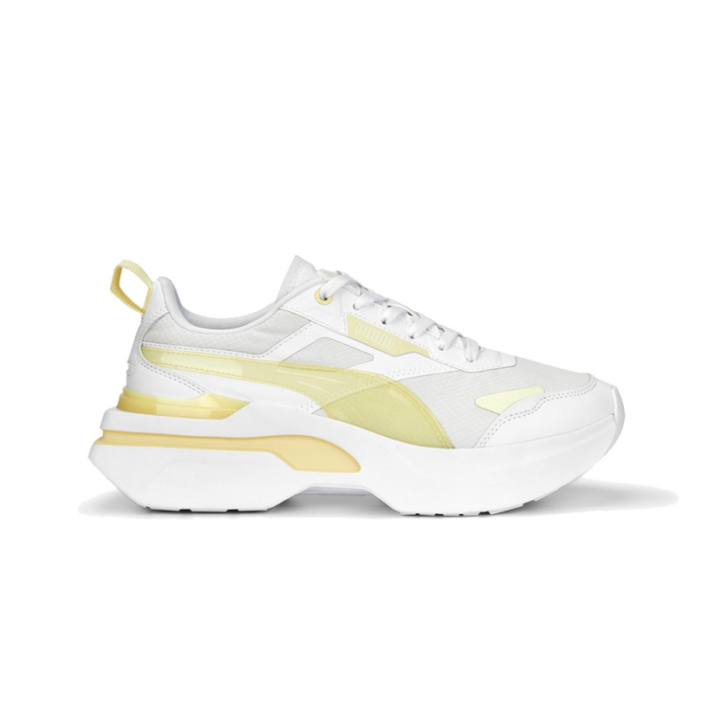 BASKETS PUMA KOSMO RIDER TECH BLANCHES ET JAUNES