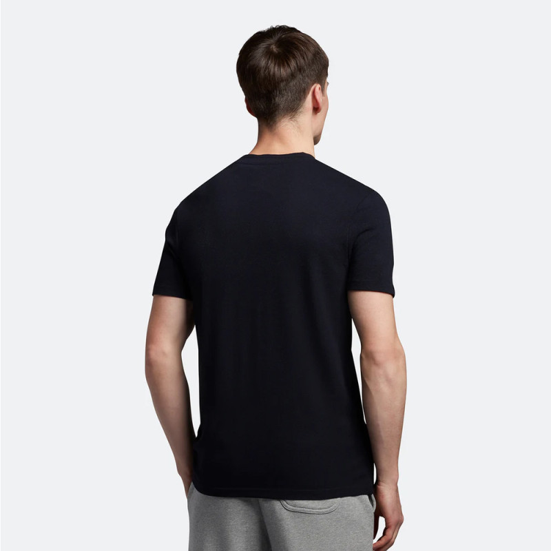 T-SHIRT LYLE & SCOTT CREST BLEU MARINE