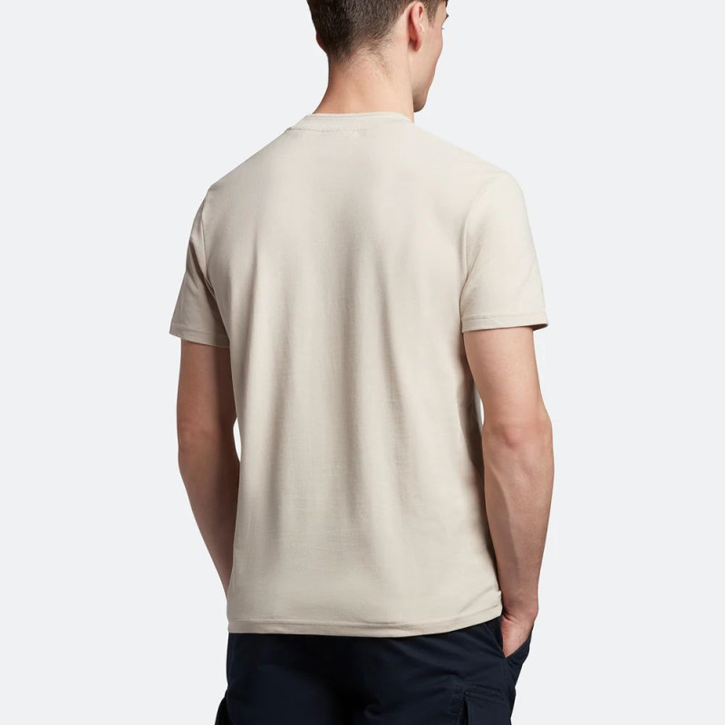 T-SHIRT LYLE & SCOTT TIPPED BEIGE