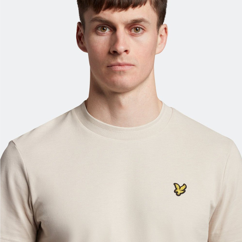 T-SHIRT LYLE & SCOTT CREST BEIGE