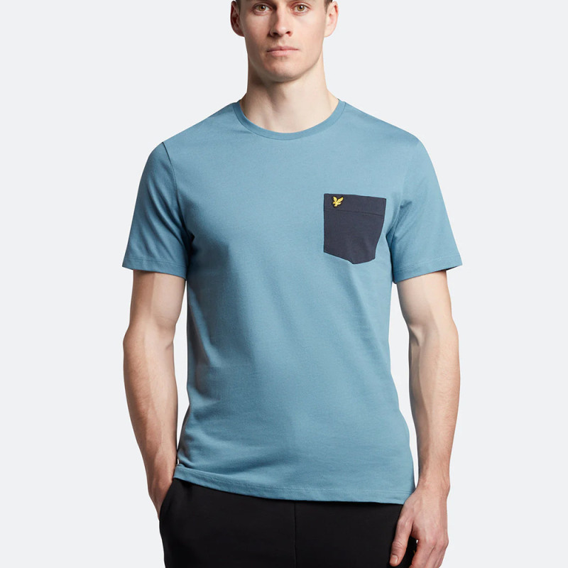 T-SHIRT LYLE & SCOTT CONTRAST POCKET