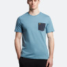 T-SHIRT LYLE & SCOTT CONTRAST POCKET