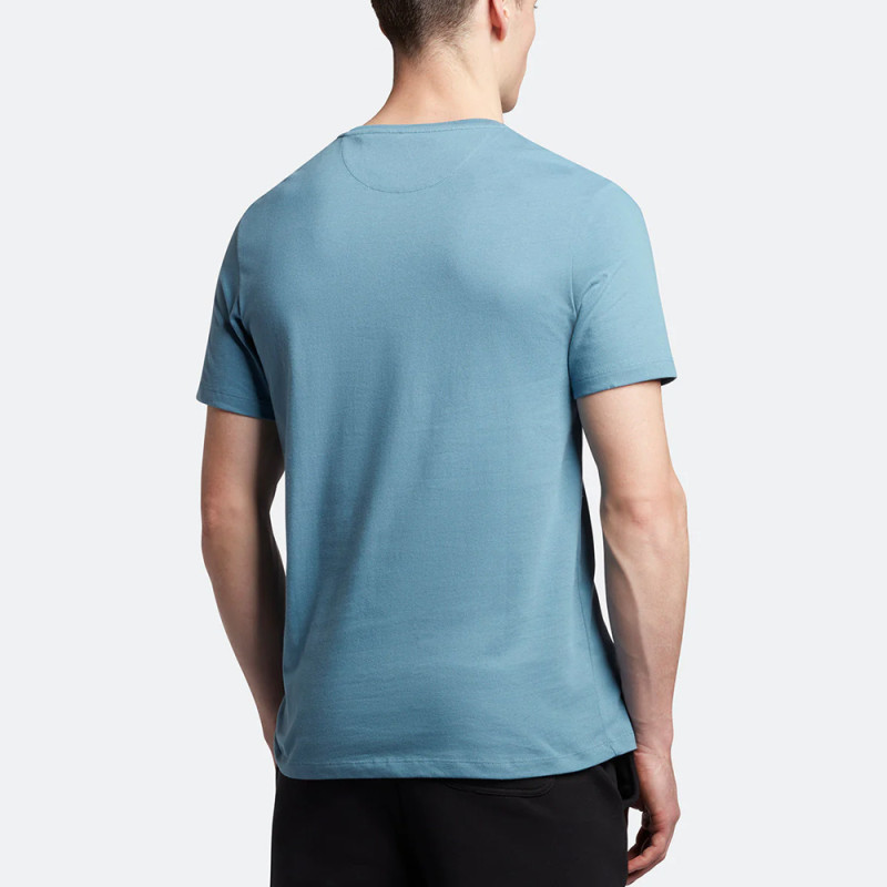 T-SHIRT & SCOTT CONTRAST POCKET BLEU