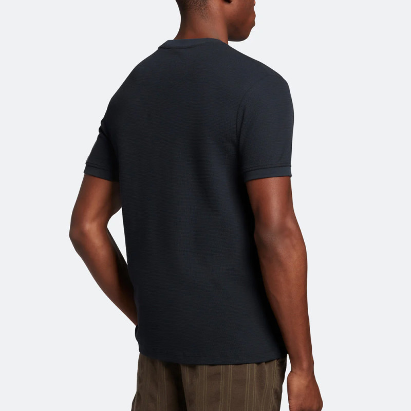 T-SHIRT LYLE & SCOTT MILANO TRIM BLEU