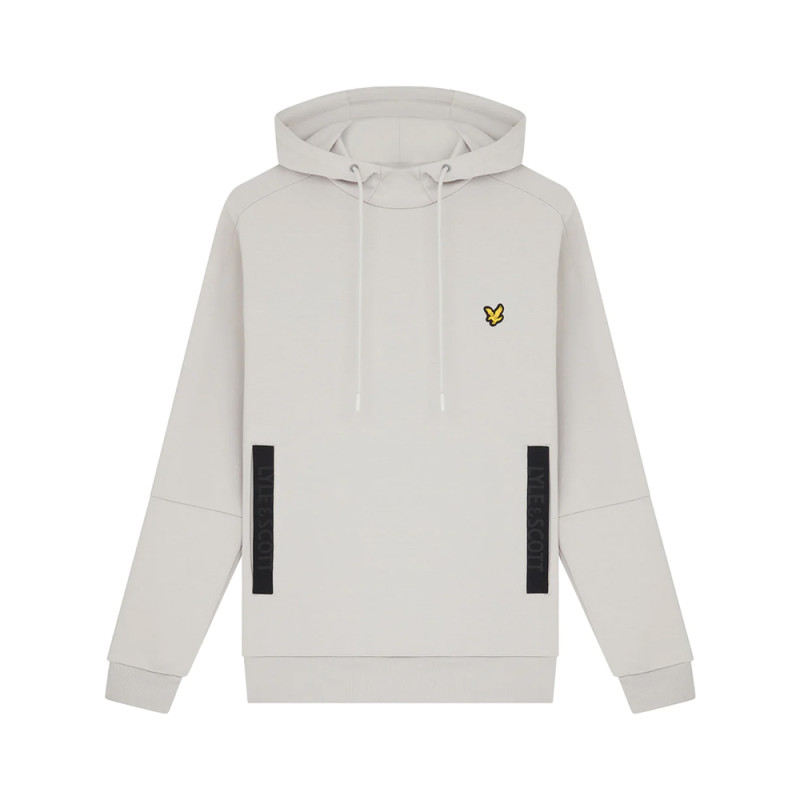 SWEAT A CAPUCHE POCKET BRANDED LYLE & SCOTT GRIS