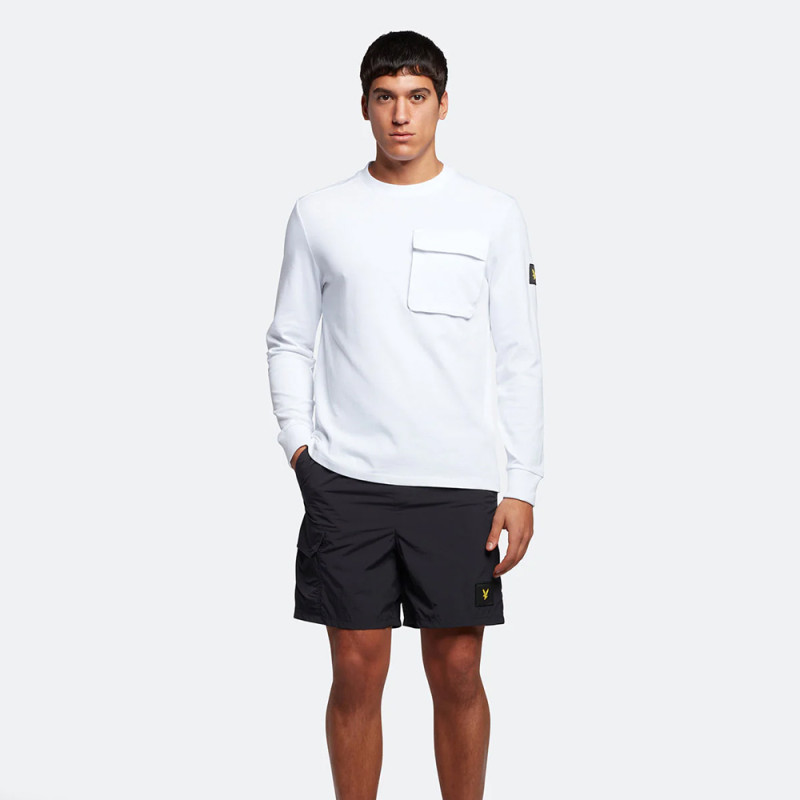 Short de bain Lyle & Scott noir homme disponible chez DM'Sports