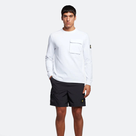 Short de bain Lyle & Scott noir homme disponible chez DM'Sports