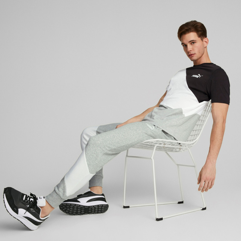 T-SHIRT PUMA CAT TEE NOIR GRIS