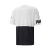 PUMA POWER COLORBLOCK TEE NOIR BLANC
