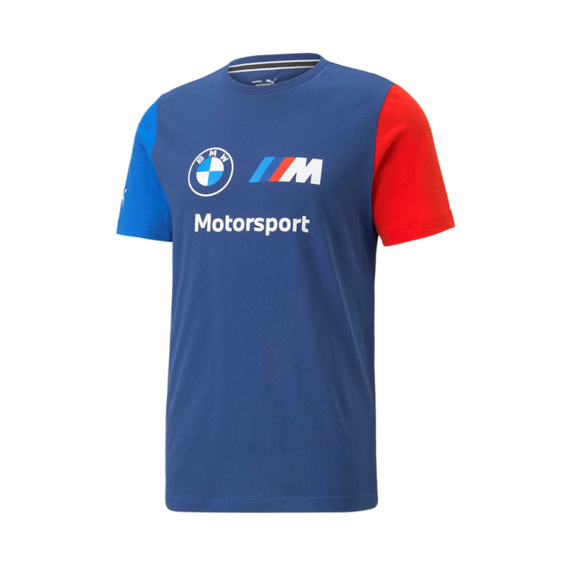 T-shirt PUMA BMW MMS ESS LOGO BLEU bleu disponible chez DM'Sports