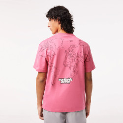T-SHIRT TH8047 LACOSTE ROSE