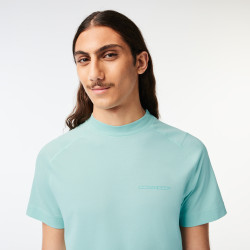 T-SHIRT TH6702 LACOSTE EN COTON BIOLOGIQUE VERT