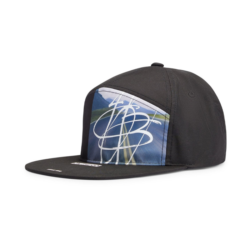 CASQUETTE NOIRE LARS-PP HUGO AVEC IMPRIMÉ GRAFFITIS