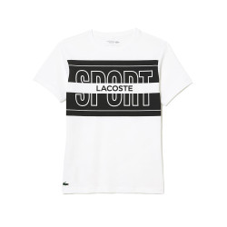 T-shirt Lacoste Sport regular fit en coton disponible chez DM'Sports
