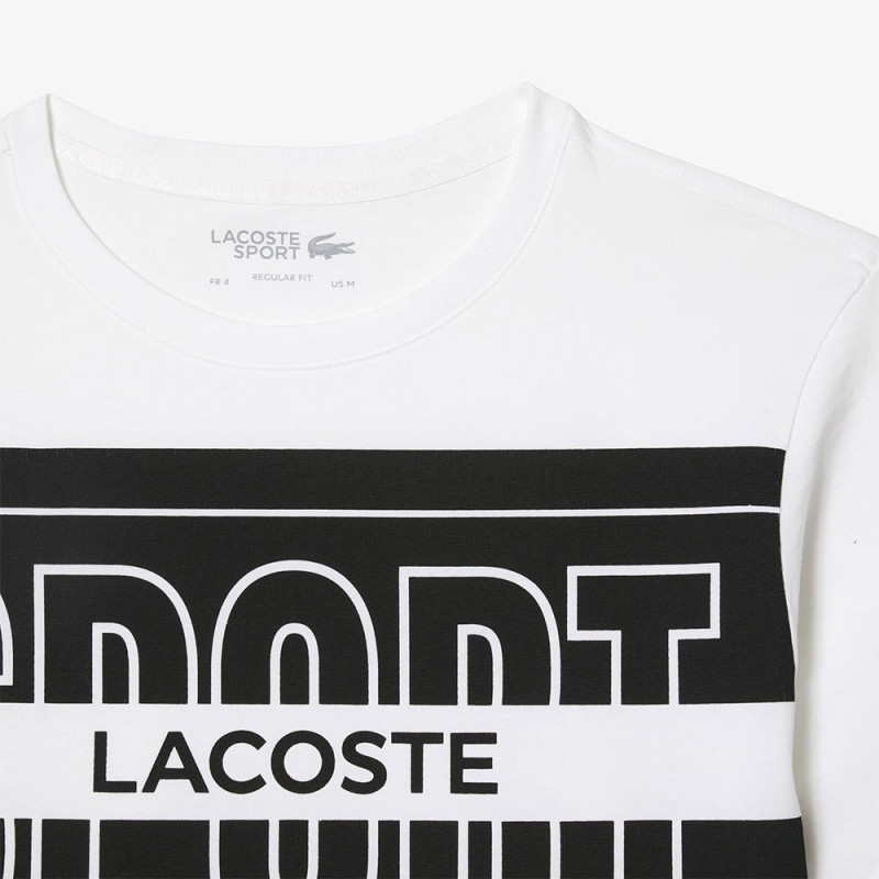 T-shirt Lacoste Sport regular fit en coton disponible chez DM'Sports