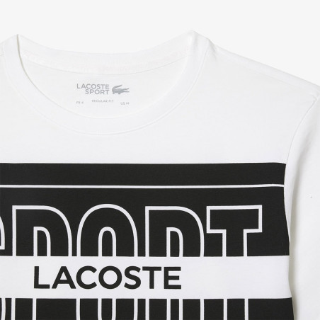 T-shirt Lacoste Sport regular fit en coton disponible chez DM'Sports