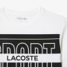 T-shirt Lacoste Sport regular fit en coton disponible chez DM'Sports